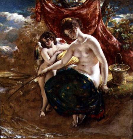 Love's Angling a William Etty