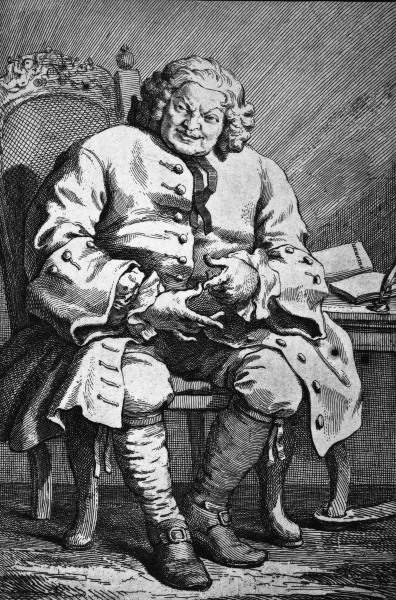 Simon Lord Lovat/ Etching/ Hogarth/ 1746 a William Hogarth