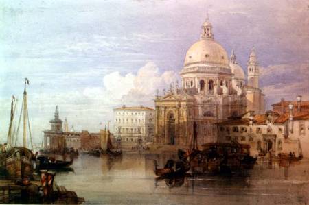 Santa Maria della Salute from the Grand Canal, Venice a William Leighton Leitch