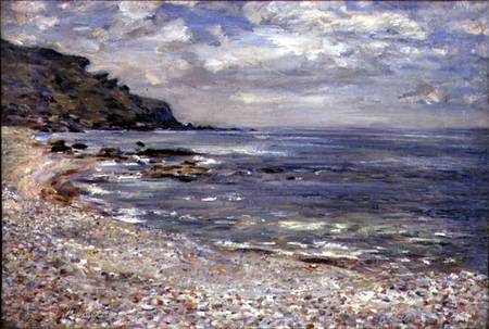 A Deserted Rocky Shore a William McTaggart