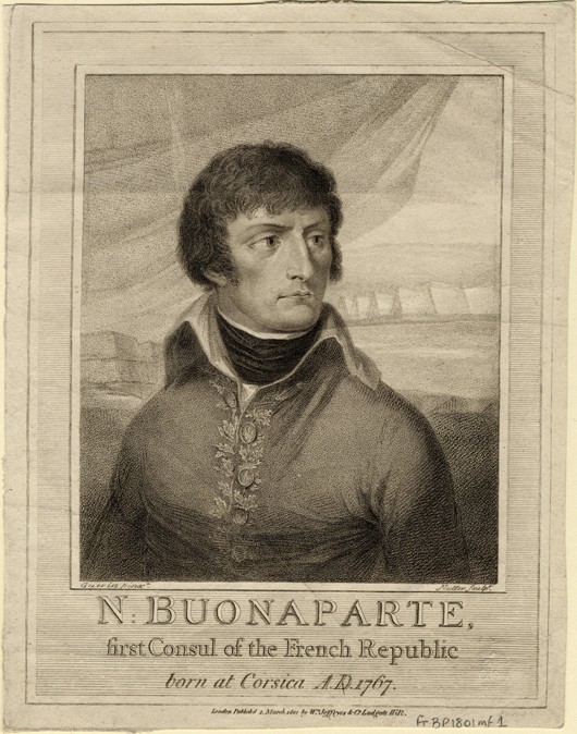 Napoleon Bonaparte as First Consul of France a William Nutter