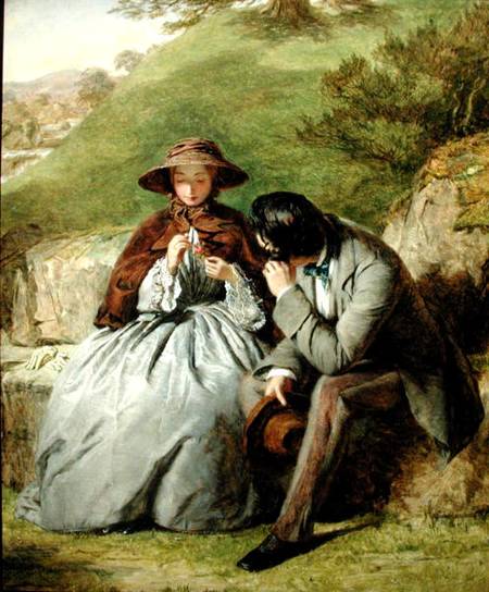 Lovers a William Powel Frith