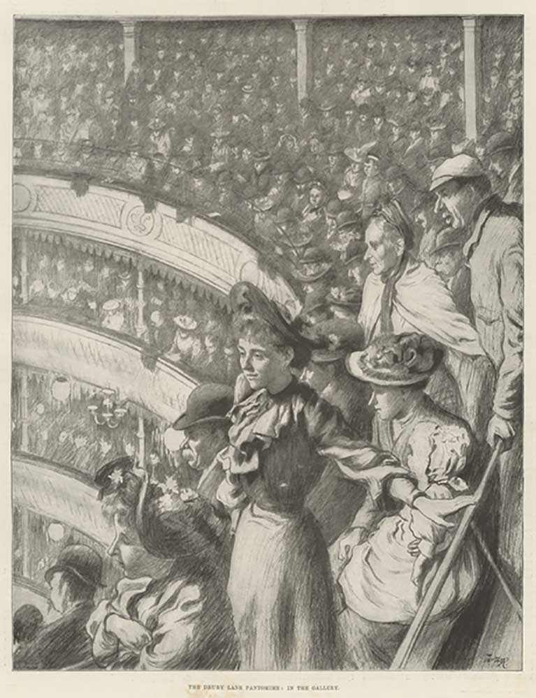 The Drury Lane Pantomime, in the Gallery a William Russell