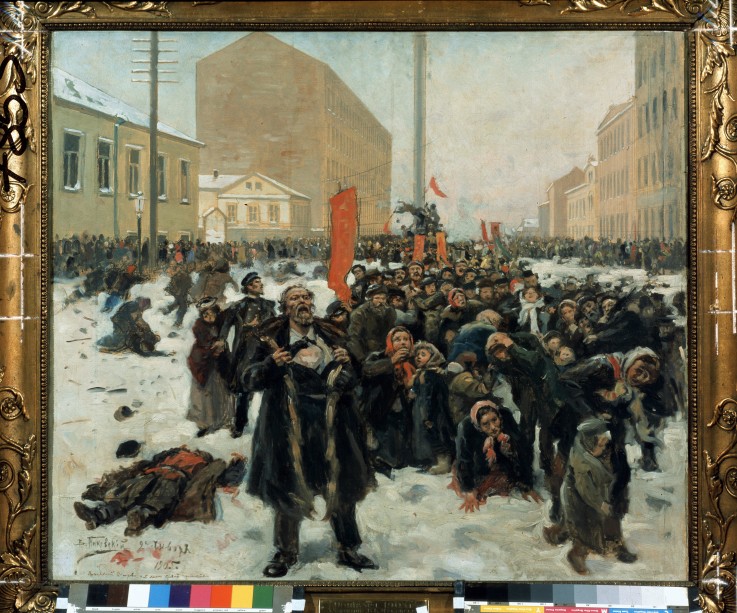 Bloody Sunday (22 January 1905) a Wladimir Jegorowitsch Makowski