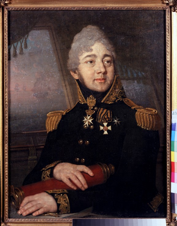 Portrait of Ilya Andreevich Boratynsky (1777-1836) a Wladimir Lukitsch Borowikowski
