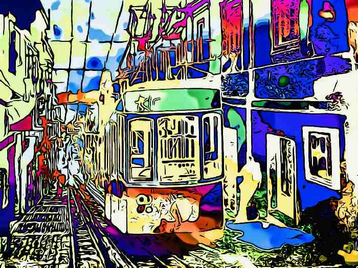 Strassenbahn in Lissabon a zamart